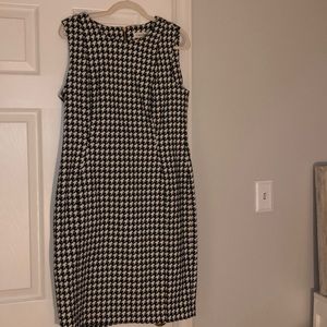 Calvin Klein dress with gold zipper detail. Size 14